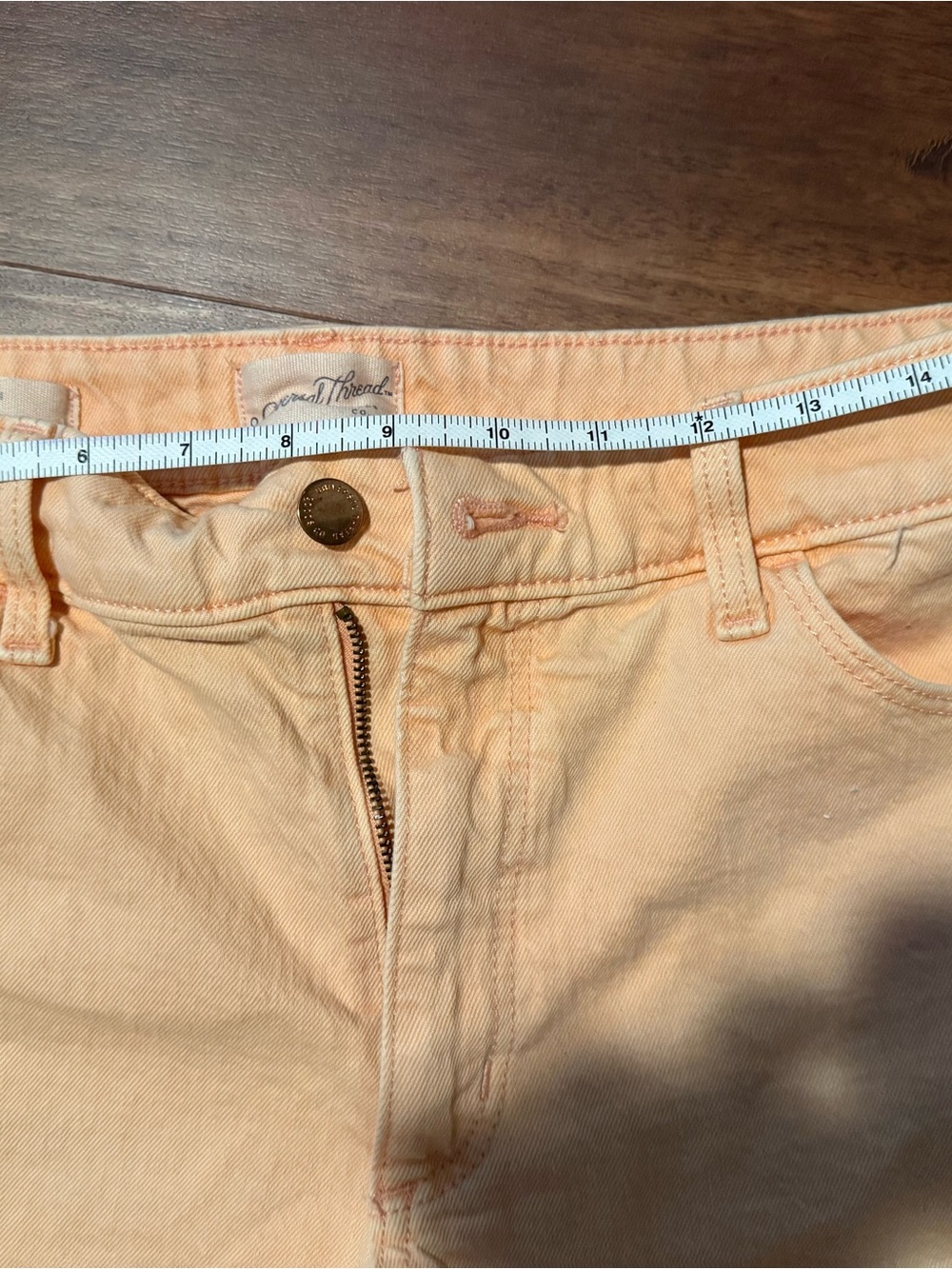 Universal Thread Peach Denim Shorts 12